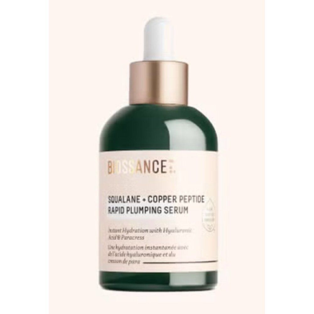 biossance squalane copper peptide rapid plumping serum 1.69 Oz